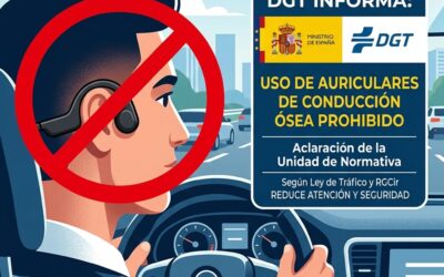 La DGT lo aclara: Conducir con auriculares de conducción ósea está prohibido