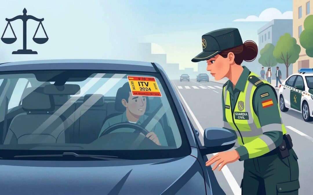 ¿Pegar en tu coche la pegatina de la ITV de otro vehículo? El Tribunal Supremo aclara que es delito penal